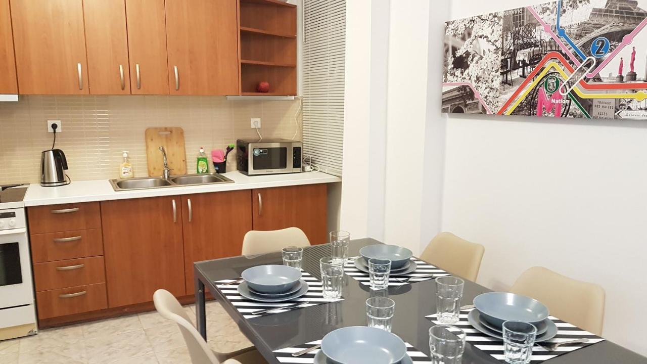Palette Apartment Bamboo - Athens Center, 6 Bd, 3 Bath Kültér fotó
